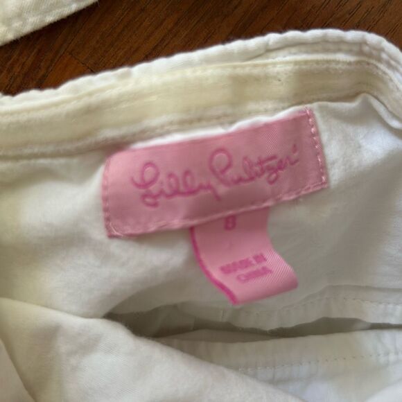 Lilly Pulitzer White strapless dress size 8 - Picture 3 of 5